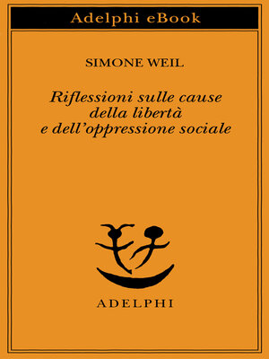 cover image of Riflessioni sulle cause della libertà e dell'oppressione sociale